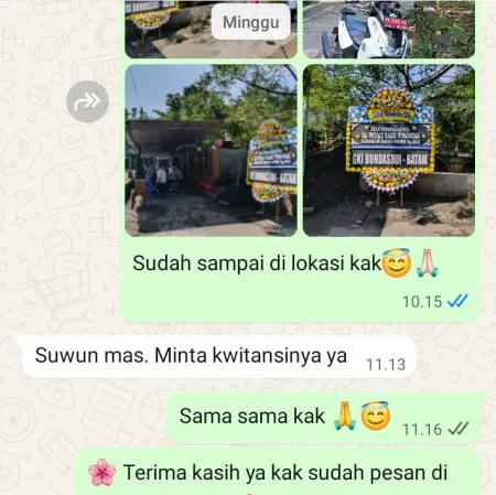 Pengiriman Papan Bunga Duka Sedayu Indo Golf