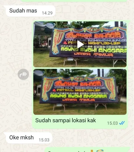 Pengiriman Papan Bunga Sedayu Indo Golf